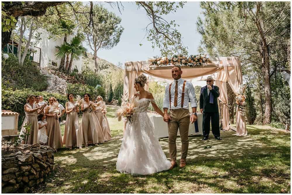wedding in finca villa palma marbella spain