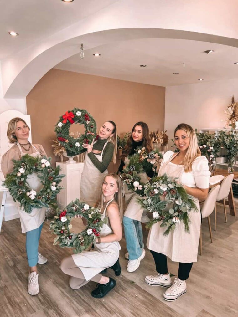 Christmas Wreath Workshop in Marbella