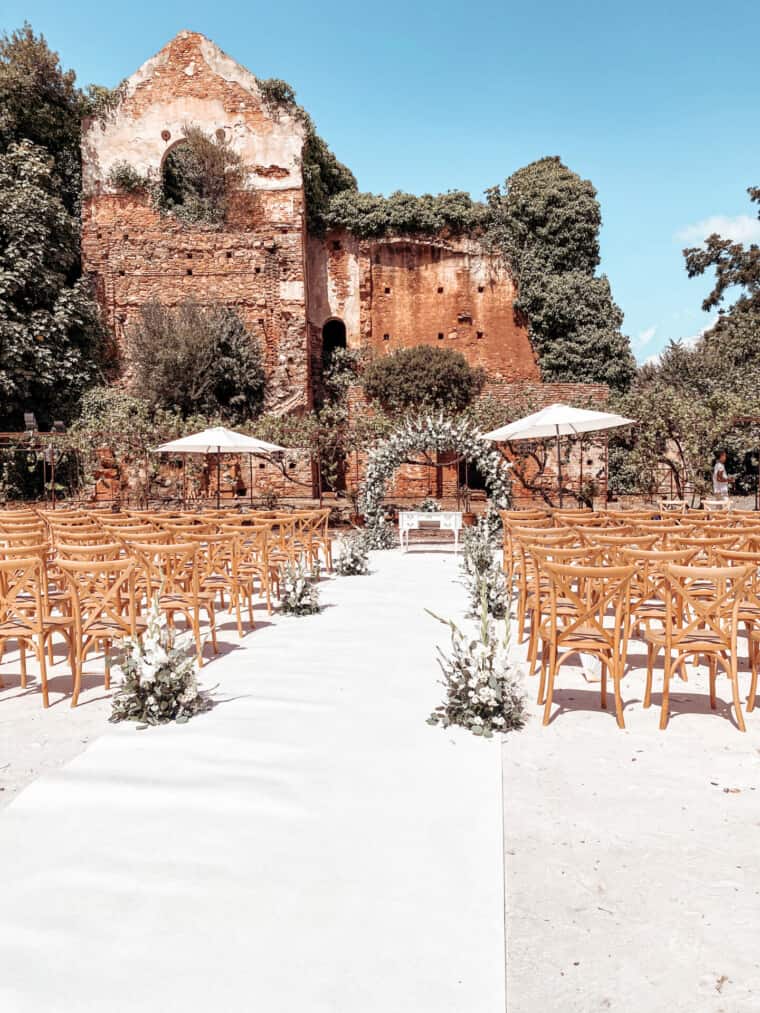 White wedding in Marbella