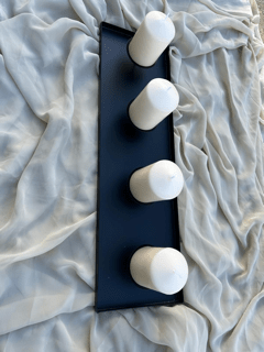 Black Metal Candle Holder – 4 Candles