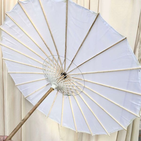 Handheld Parasols White