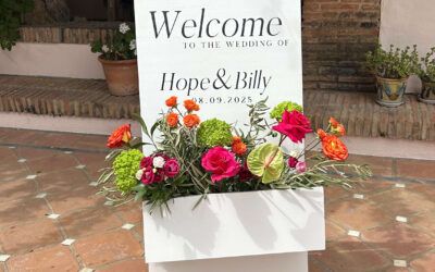 A Colorful, Flower-Filled Wedding at El Molino del Duque 