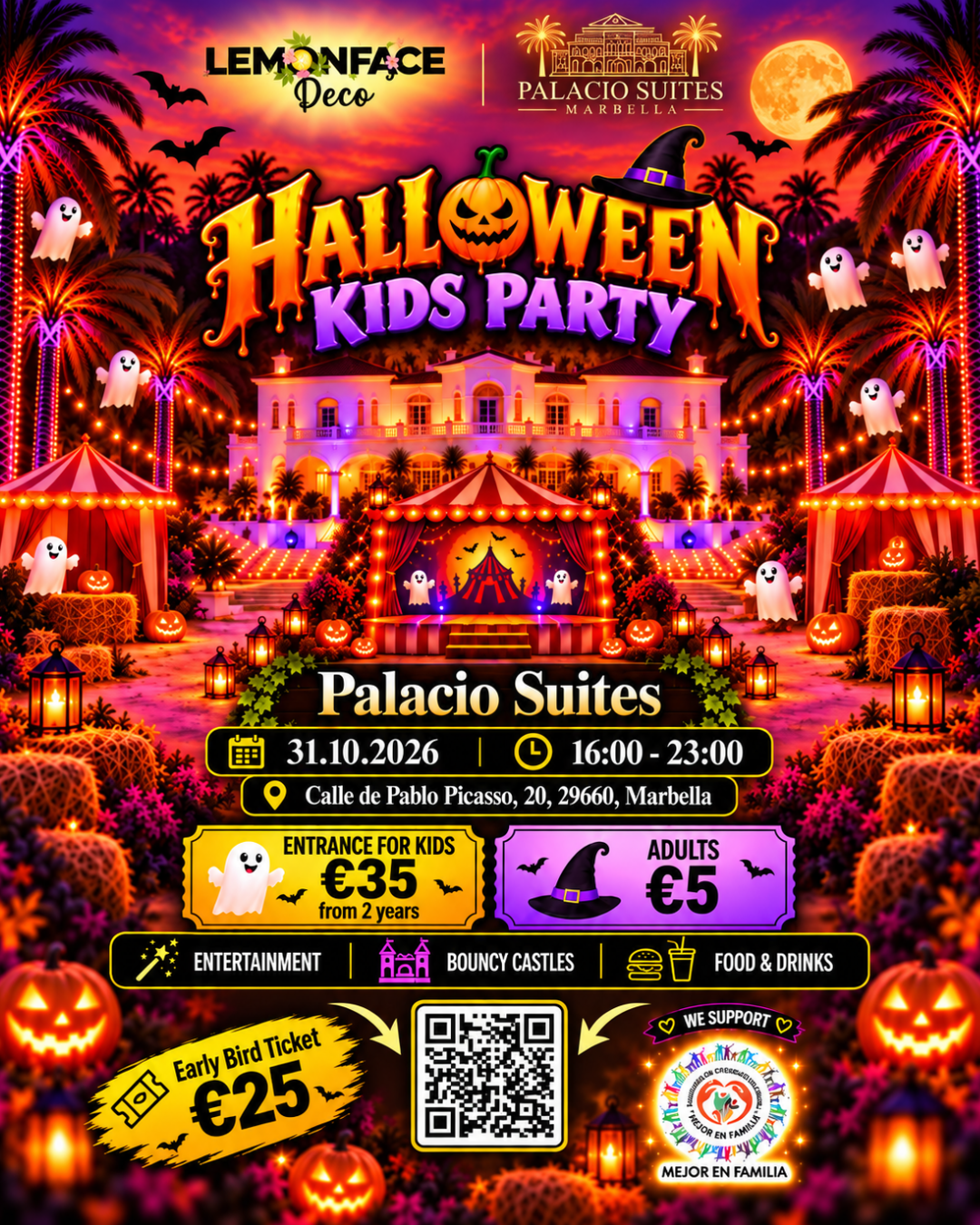 Halloween Kids Party at Palacio Suites Marbella 2026